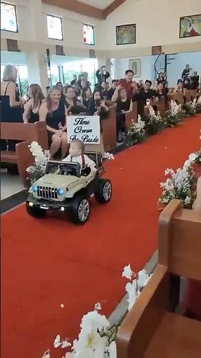 Here comes the bride Banner Bearer