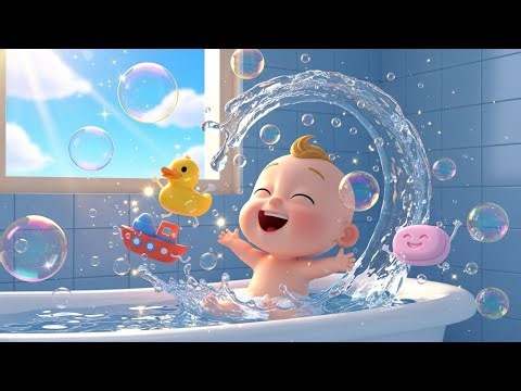 Bath Time Fun Song For Kids | Nursery Rhymes & Kids Songs