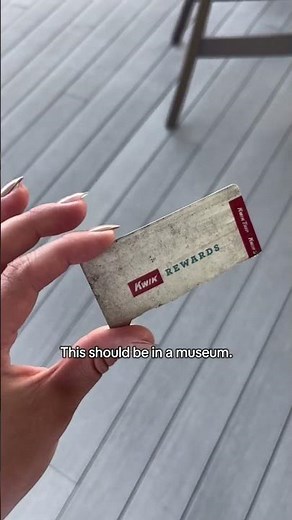 When you have the same Kwik Rewards card since the day the program started..#kwiktrip #midwest