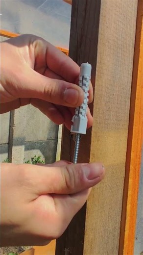 The easiest way to drive dowels perfectly! #shorts #diy