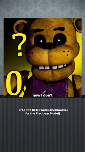 Is Something Happening? #fredbear #fnaf