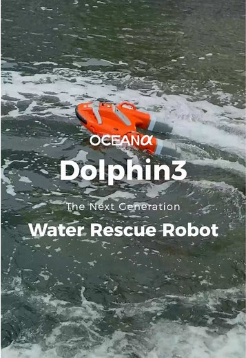 No cuts, know more about Dolphin3’s real function. #sar #ocean #waterrescue #maritimesafety #oceanalpha