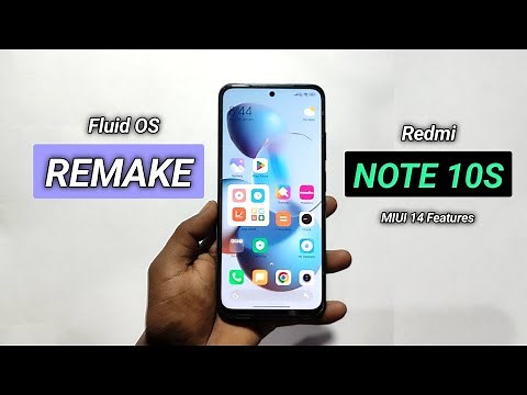 Install New MIUI Fluid OS 2.0 REMAKE - Redmi Note 10S (Rosemary) | MIUI 14 Features! | Dot SM