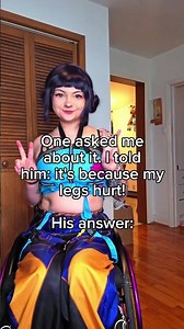 ❤️❤️❤️ #disabled #cosplay #cosplayer #kpopdemonhunter #kdh #wheelchair #zoey