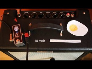 Xotic Booster 9V vs 18 V