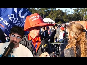 Kaitlin Bennett Visits a MAGA Cope Rally.