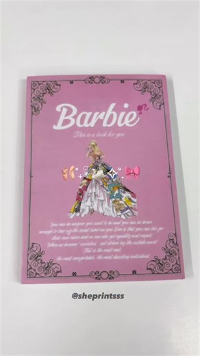 She Prints | Instax Polaroids & Sticker shop on Instagram: "Barbie Sticker book 🌸💕🎀"