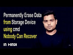 USB Drive Wiper | Disk Wipe Software no Need | Permanently Erase Data from Storage Device using cmd