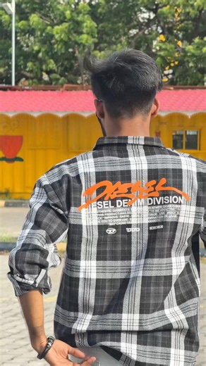 Checks Baggy Shirt || Size : M to XL || Online Order WhatsApp Number 9363263351