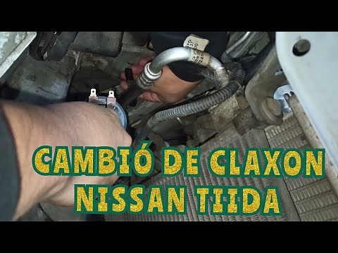 Cómo cambiar el CLAXON DEL NISSAN TIIDA ( Corneta, Bocina )