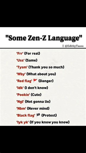 Gen-Z Slang That Hits Different 🔥 #editbytassu #editbytassu #english #englishlanguage