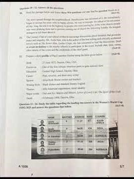 Second term Christmas Examination std 10th english question paper answer key 2025