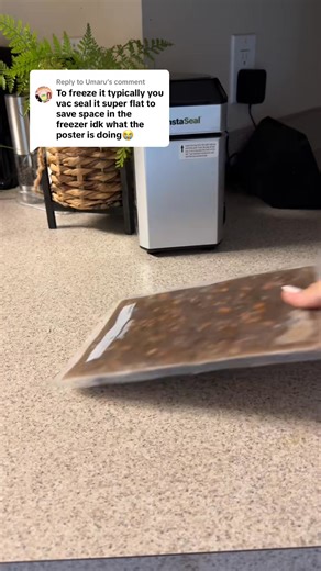 Keep your food fresher, longer 🥩 The world’s first upright vacuum sealer with a patented no-spill design — perfect for liquids, marinades, and everyday meals. Just place your bag in, press start, and InstaSeal does the rest. Save money, reduce waste, and lock in freshness with every seal. | Granitestone Kitchen