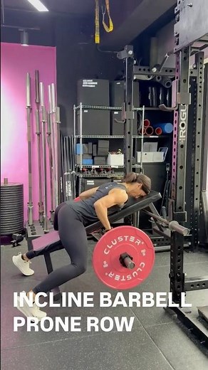 Pherform Incline Barbell Prone Row