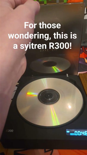 My choice of CD player! #cd #cdplayer #music #physicalmedia #physicalmediaforever