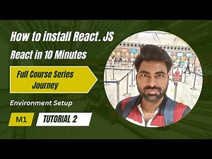How to install React. JS| Environment Setup| Module 1| Tutorial 2| ‪@techlearningwithRajat‬