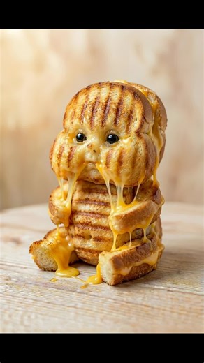 Satisfying Grilled Cheese Eating ASMR Experience