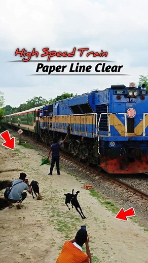 High speed express train paper line clear. #reels #railway #plc #foryoupageシ | Saidur Rahman