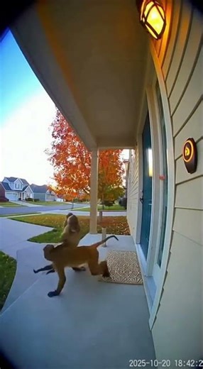 Monkeys Ring Doorbell & Fall Down Laughing! 😂🐒🏠 | Funny Evening Scene