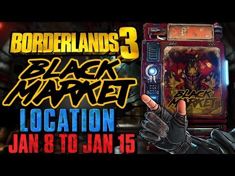 BEST DRONE WEAPON! Black Market Vending Machine Location!! (8 Jan 2026) + GOD ROLL SAVE! - BL3