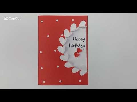 Simple Yet Aesthetic Birthday Card Design | Cute And Cozy Birthday Card Making 🌷