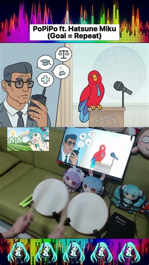 PoPiPo feat. Hatsune Miku - Bits & Bops with Drums 🥁