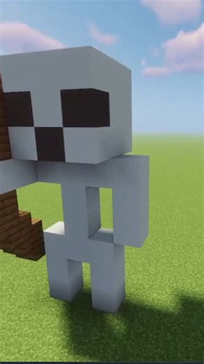 PaaTing Gaming | Boney The Skeleton 🦴 in Minecraft #skeleton #minecraft #minecrafttutorial #minecrafttutorials #minecraftbuildsdesigns #minecraftbuild... | Instagram