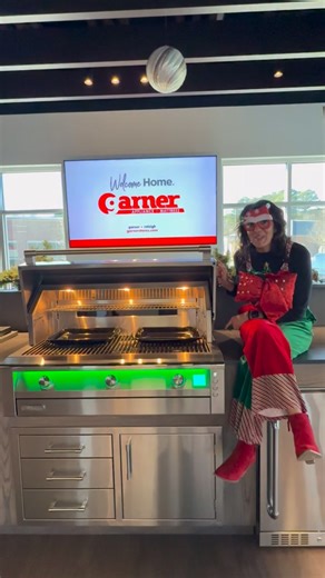 In NC it’s always grilling season! Come check out our outdoor kitchen display in our newly remodeled Garner showroom or our Raleigh Store! Grill that turkey and leave room in your oven for all the sides! | Garner Appliance & Mattress