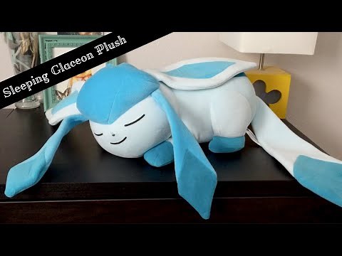 Glaceon Sleeping Eeveelution Plush Review