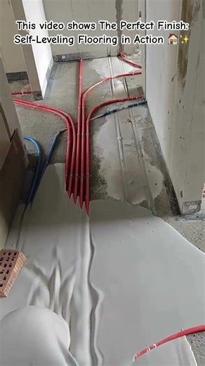 Watch This Incredible Flooring Transformation! 🛠️ #SelfLevelingFloor #FlooringInnovation #shorts