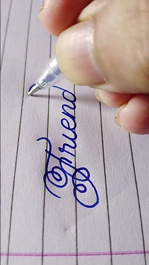 most stylish English handwriting practice. 👍