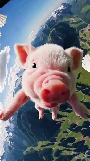 POV: When Pigs Actually Fly 🐷✨