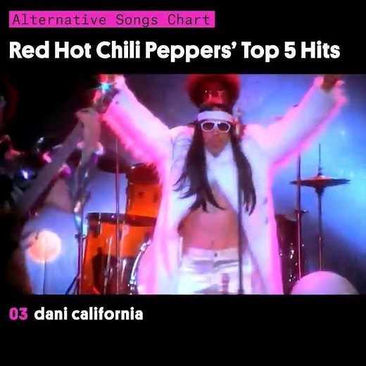 Red Hot Chili Peppers with the red hot hits 💥 | Billboard