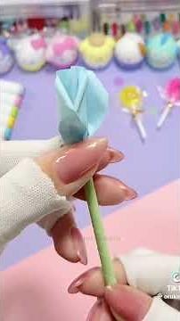 DIY PAPER ROSE|STEP BY STEP PAPER ROSE BOUQUET|EASY PAPER FLOWER|HOW TO MAKE PAPER ROSE| HAFSA QUEEN