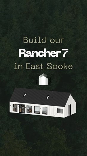 Blend Projects on Instagram: "Your dream home- built faster than your last IKEA shelf! ✨ That’s the beauty of prefab. This Rancher 7 in East Sooke was assembled using SIPs and a streamlined installation process that saves time without compromising on design. Every component is made to fit perfectly, delivered to site, craned into place, and locked up in just days. The result? A quieter site, fewer emissions, and a beautiful modern home completed in a fraction of the time. Prefab just makes sense