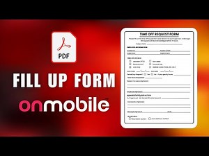 How To Fill Up Form On PDF On Mobile Phone 2026