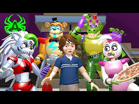 Gregory on the Loose (Part 1) | FNAF Security Breach gaming Animation