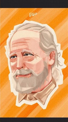 Hershel-Tutorial and Quick Drawing The Walking Dead