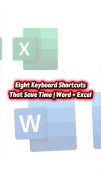 Stop Using the Mouse in Excel & Word | 8 Keyboard Shortcuts You’ll Use Every Day! #keyboard #excel