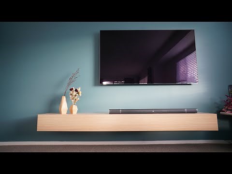 Floating Oak Plywood Entertainment Unit