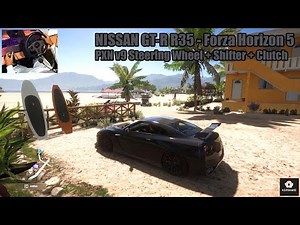 Forza Horizon 5 with PXN V9 Gaming Racing Wheel (Manual+Clutch) Gameplay