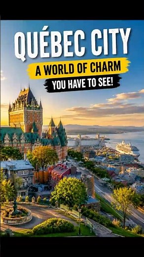 QUEBEC CITY 🇨🇦✨ The Most Beautiful City in Canada?