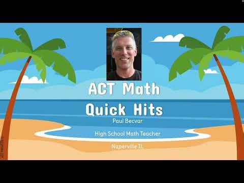 ACT Math Practice Test 2.38 (Mean)