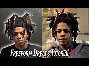 How To Get FreeForm Dreads **QUICK & EASY**!!!🔥🔥🔥 ( Hair Tutorial )💈