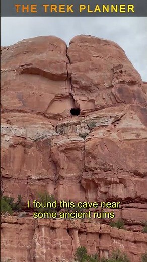 I found an unreachable cave with something inside