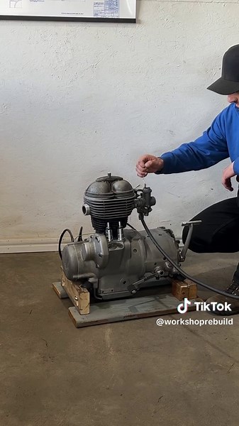 1965 BMW R27 Engine Full Rebuild Startup and Gearbox Rebuild