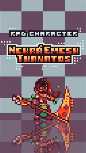 My RPG characters as Pixel Art : The Necromancer |06| #pixelart #timelapse #rpg #oc