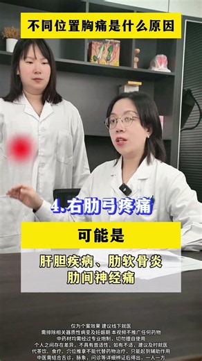 30s快速教会你，不同位置胸痛是什么原因 #胸痛 #位置 #疼痛 #小妙招 #抖出健康知识宝藏