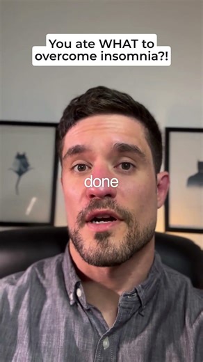 No ones talking about the best diet to overcome insomnia!