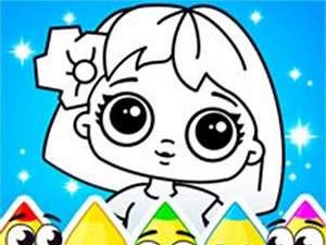 Play Coloring Dolls Game | Free Online Games. KidzSearch.com